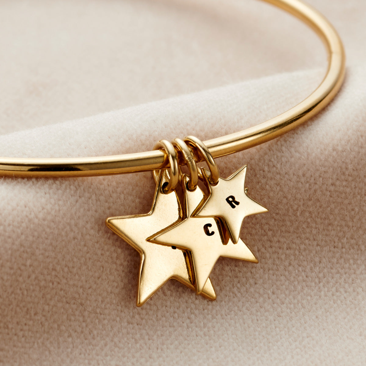 Personalised Family Star Bangle