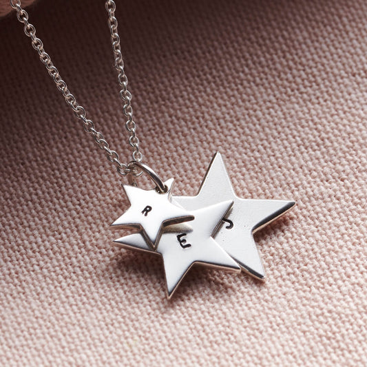 Personalised Family Star Necklace