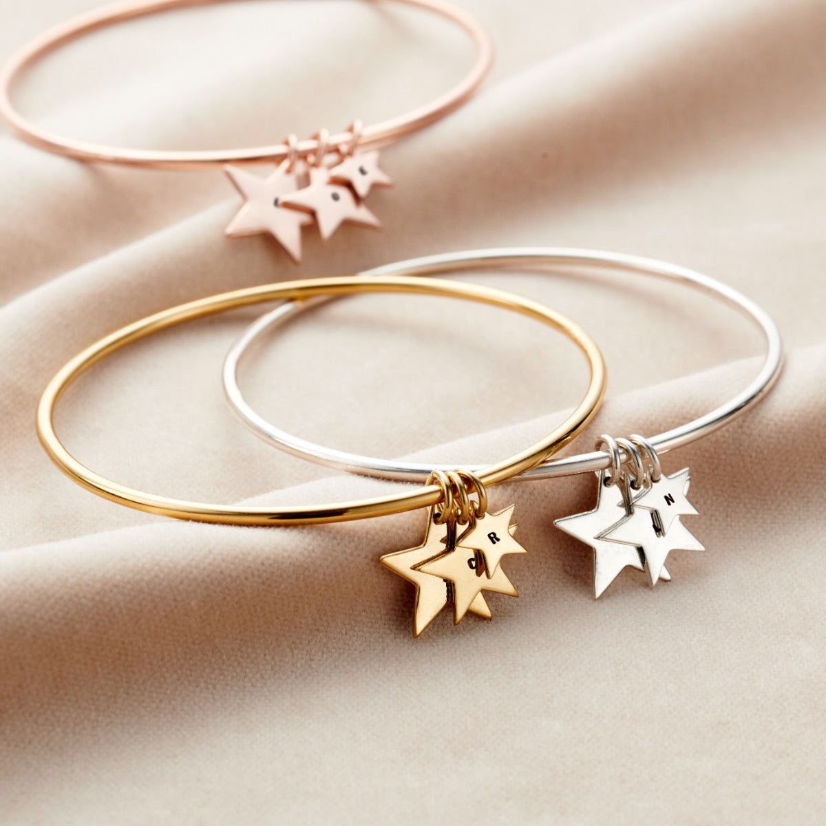 Personalised Family Star Bangle