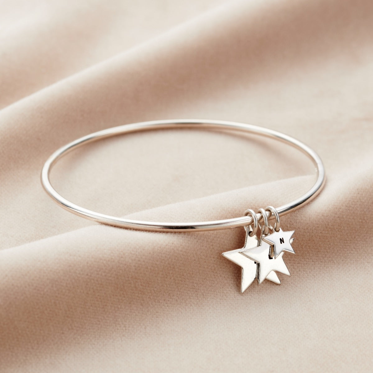 Personalised Family Star Bangle