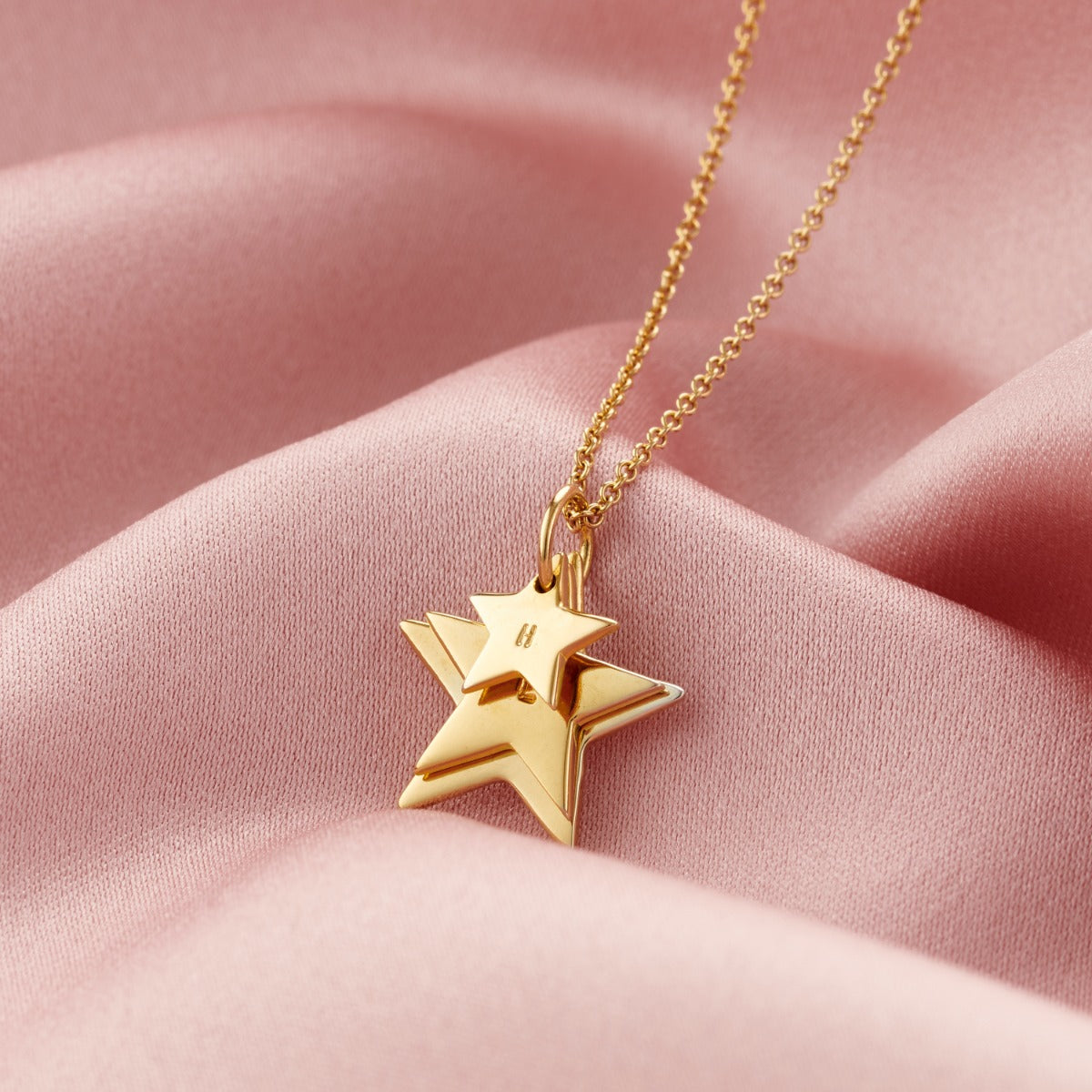 Personalised Family Star Necklace