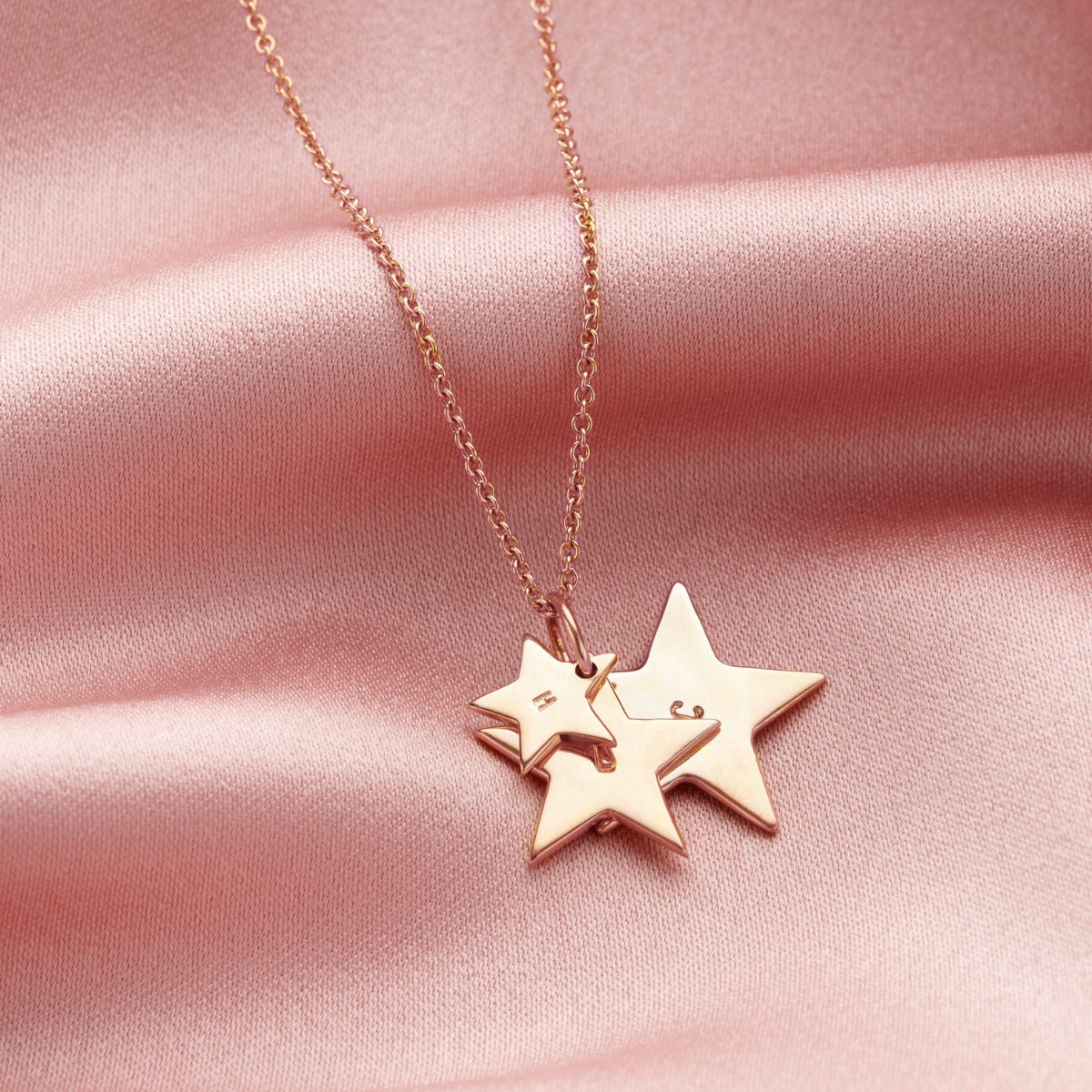 Personalised Family Star Necklace