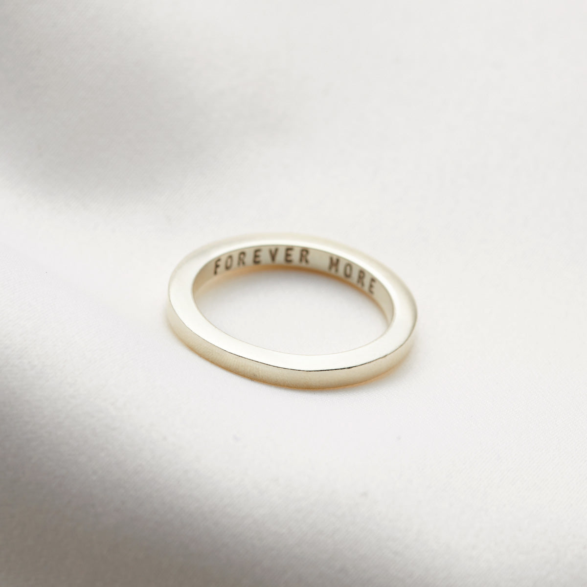 Personalised 9ct Gold Flat Wedding Ring