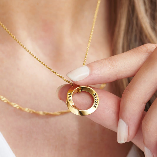 Personalised Mobius Necklace