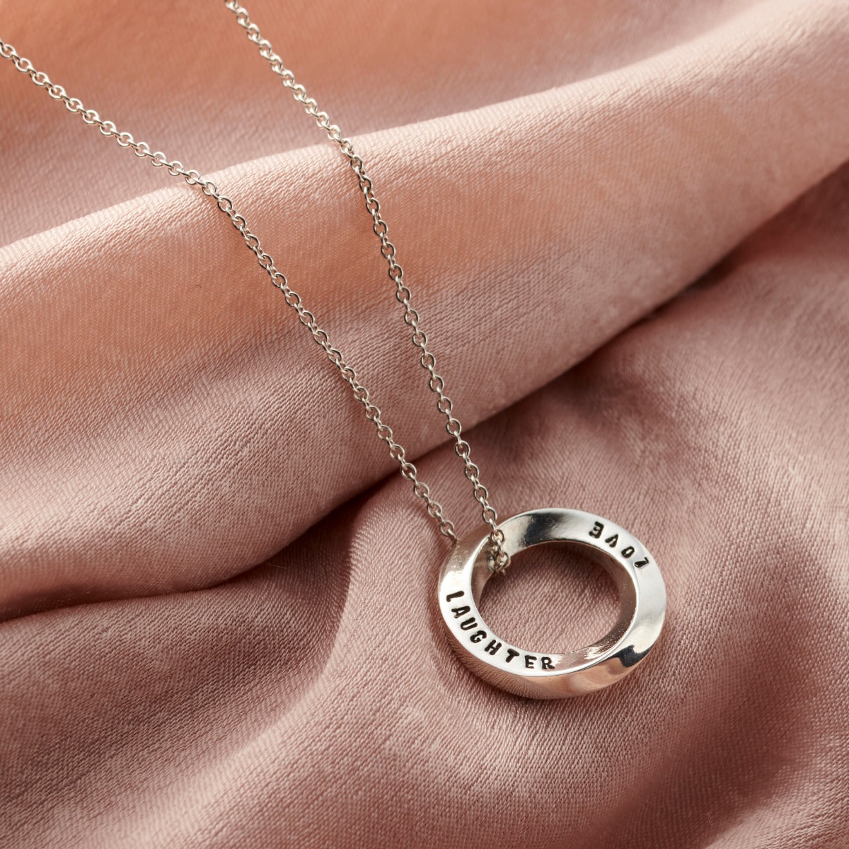 Personalised Mobius Necklace