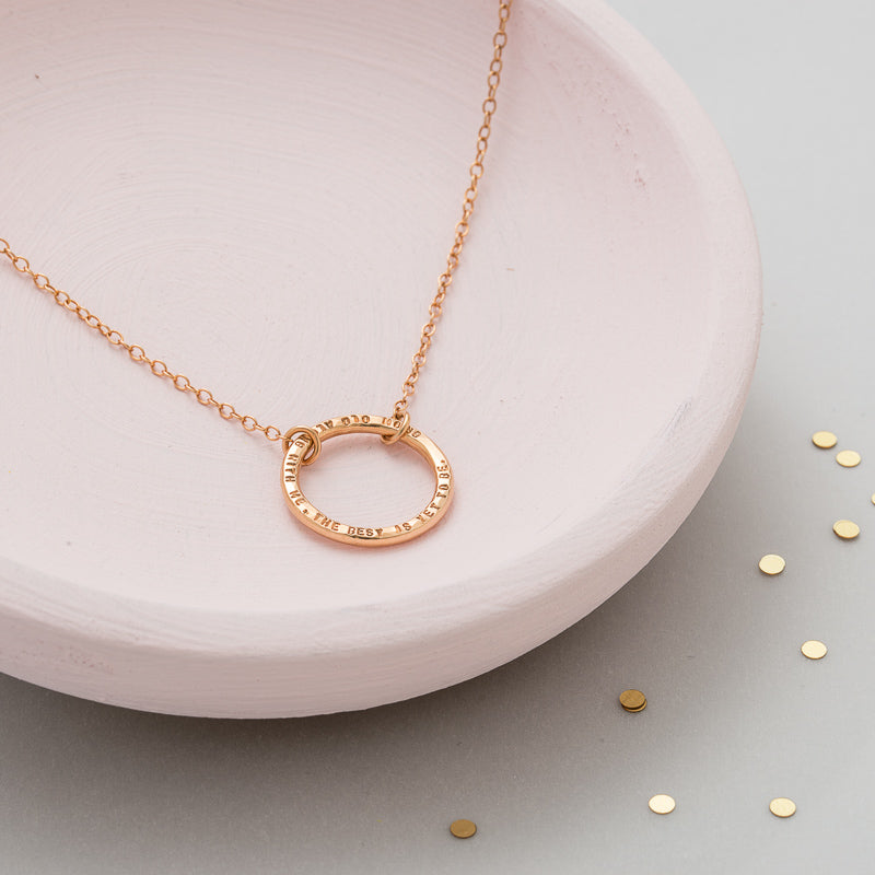 Personalised Full Circle Necklace