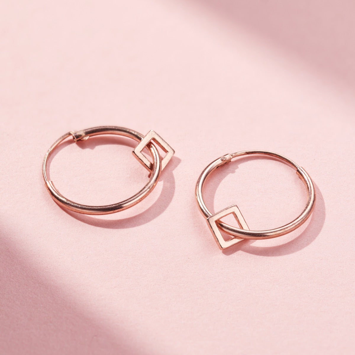 Geometric Hoop Earrings