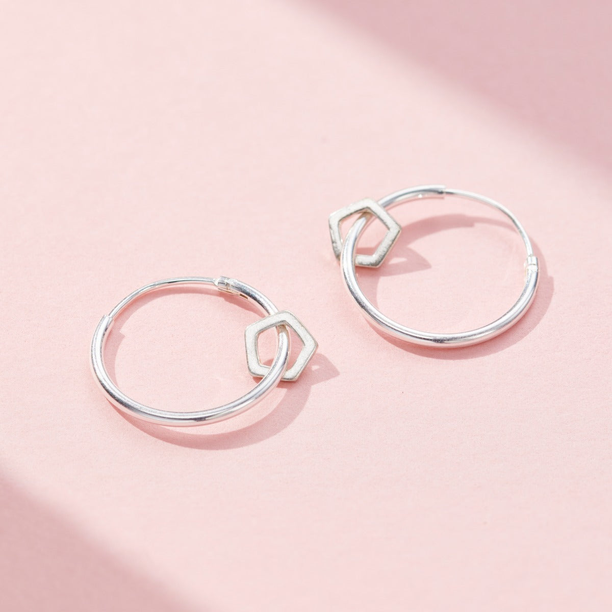 Geometric Hoop Earrings