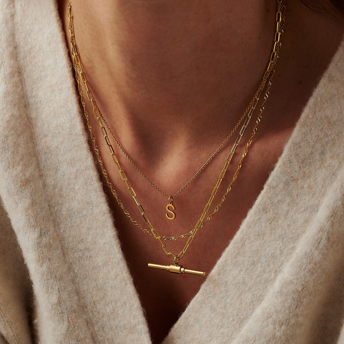 Letter Initial Necklace