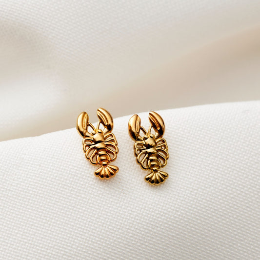 Lobster Stud Earrings