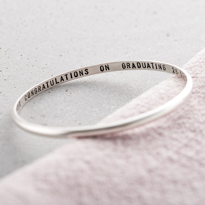 Personalised Script Bangle