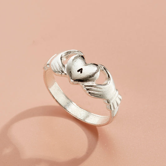 Initial Claddagh Ring