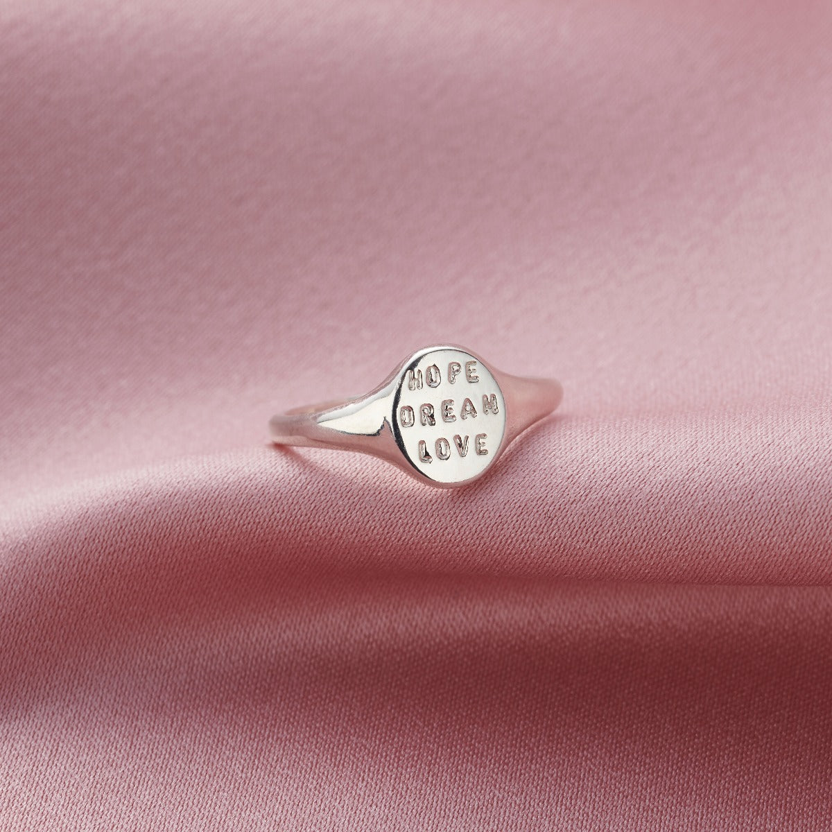 Personalised Handstamped Signet Ring