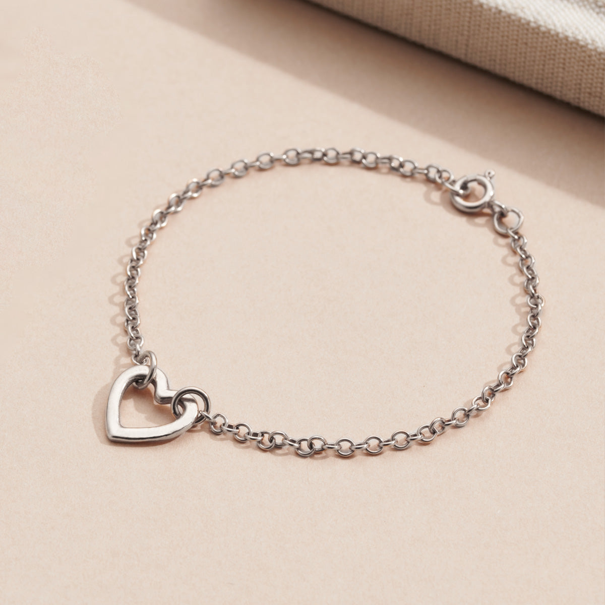 Personalised Mini Heart Bracelet