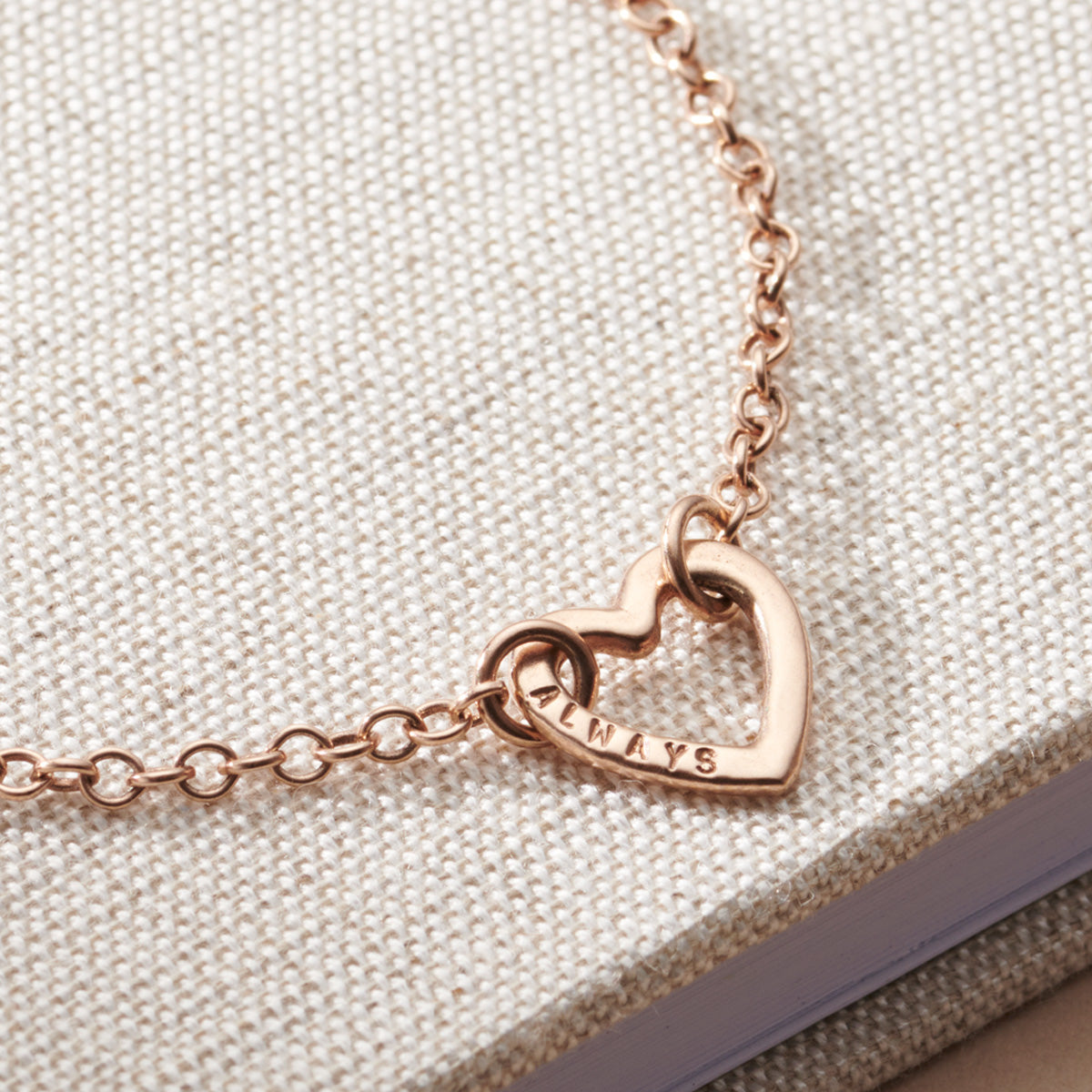 Personalised Mini Heart Bracelet