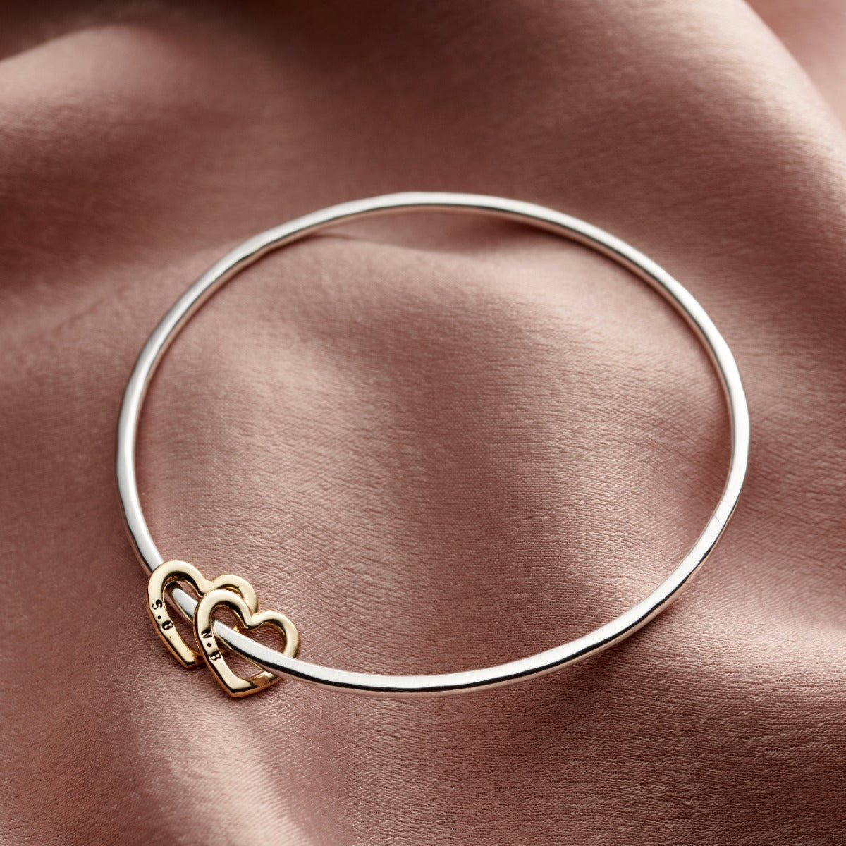 Personalised Heart Bangle