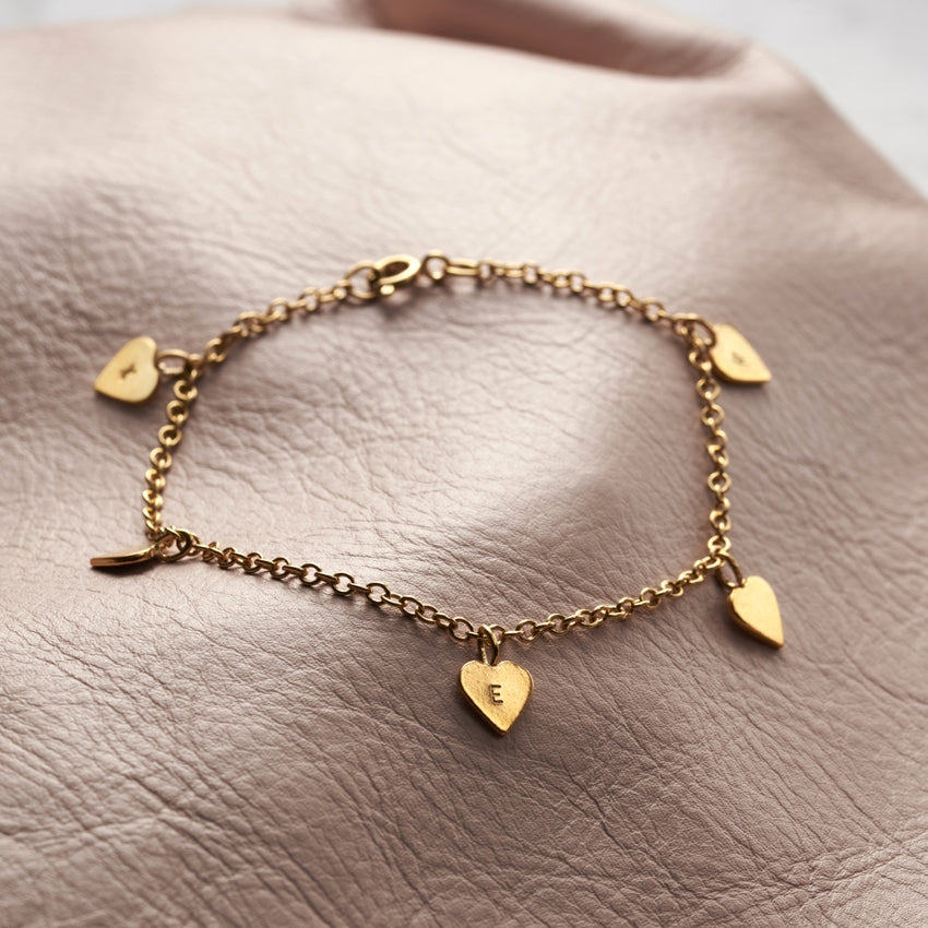 Personalised Heart Station Bracelet