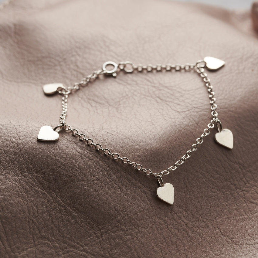 Personalised Heart Station Bracelet