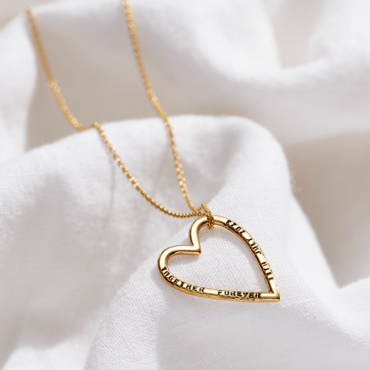 Personalised Heart Necklace