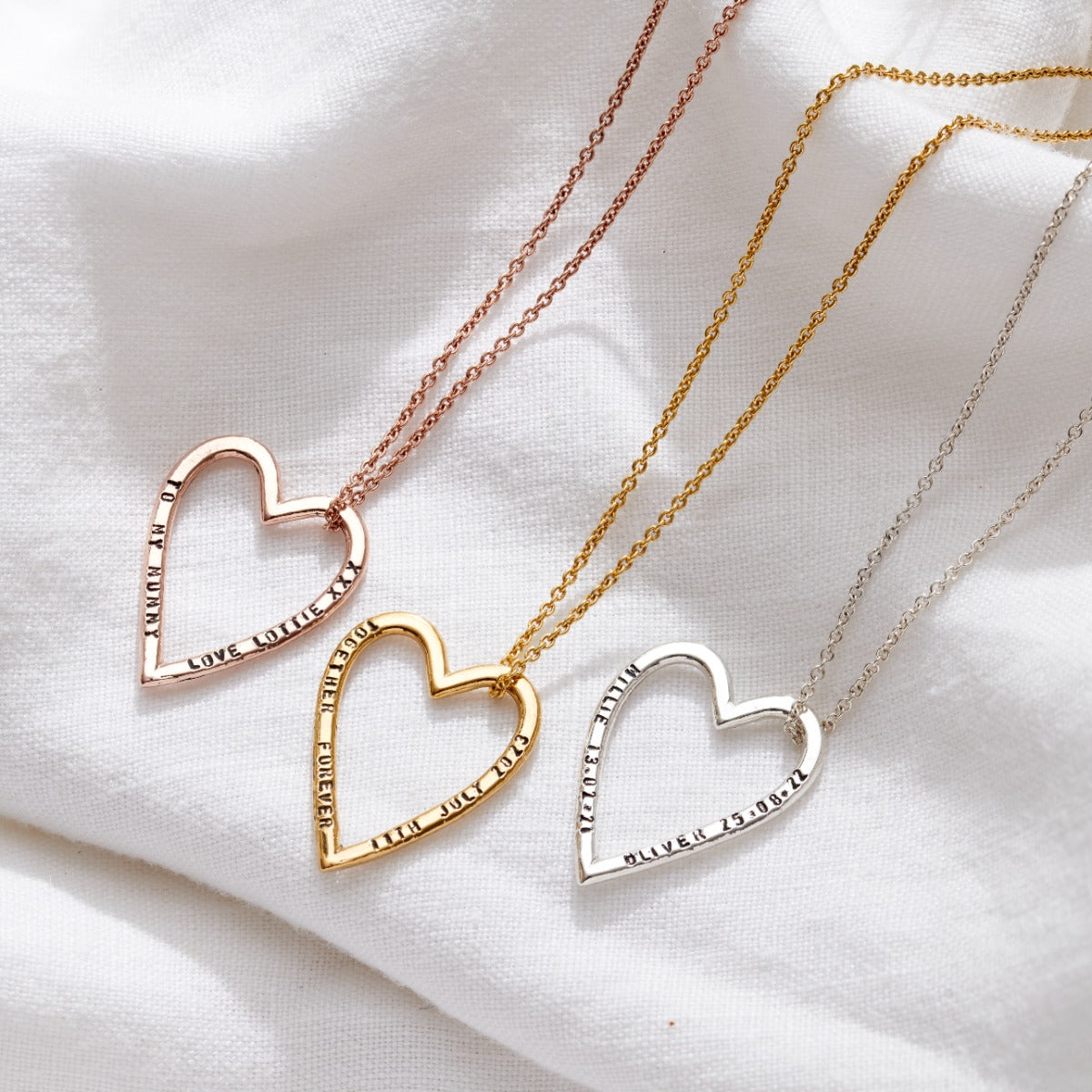 Personalised Heart Necklace