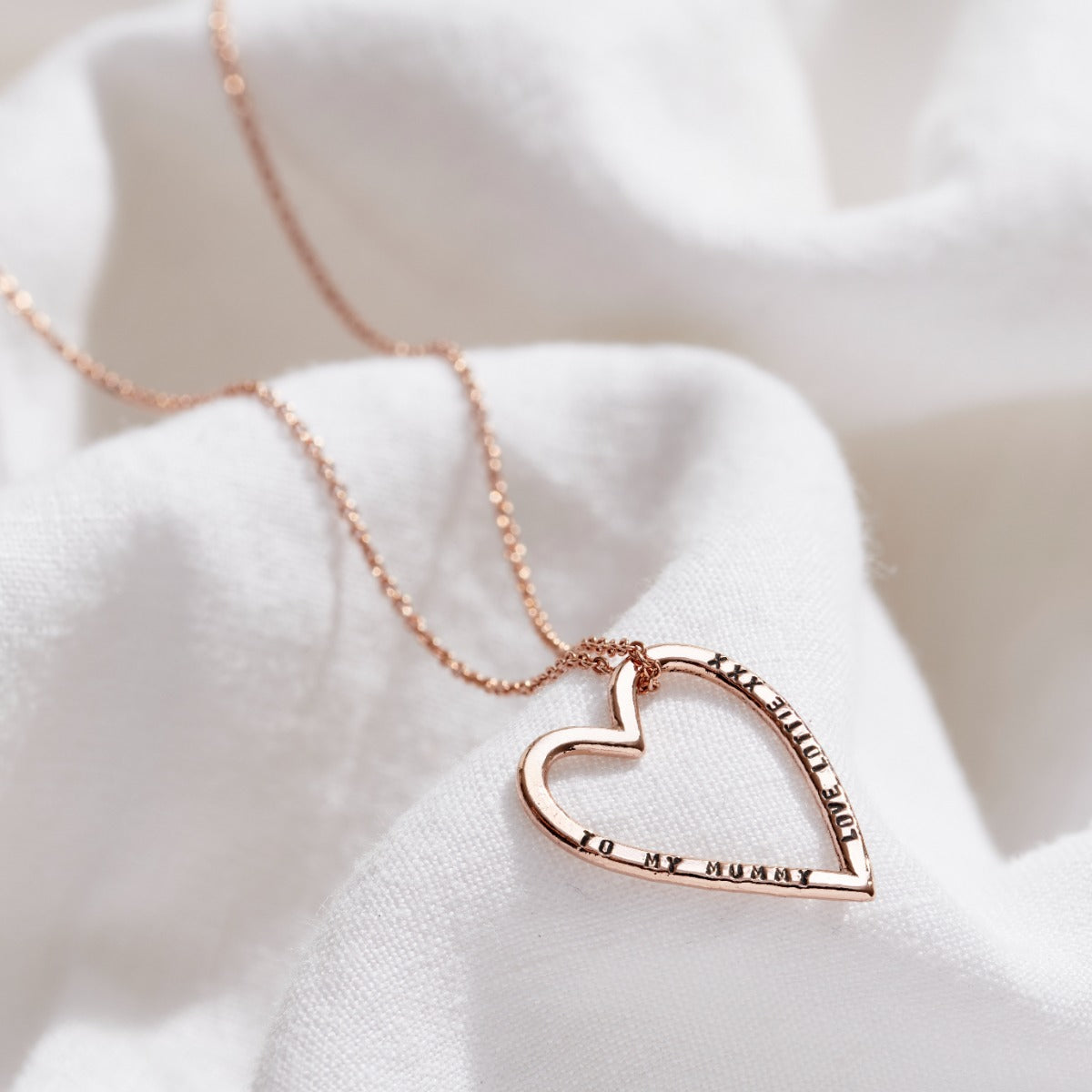 Personalised Heart Necklace