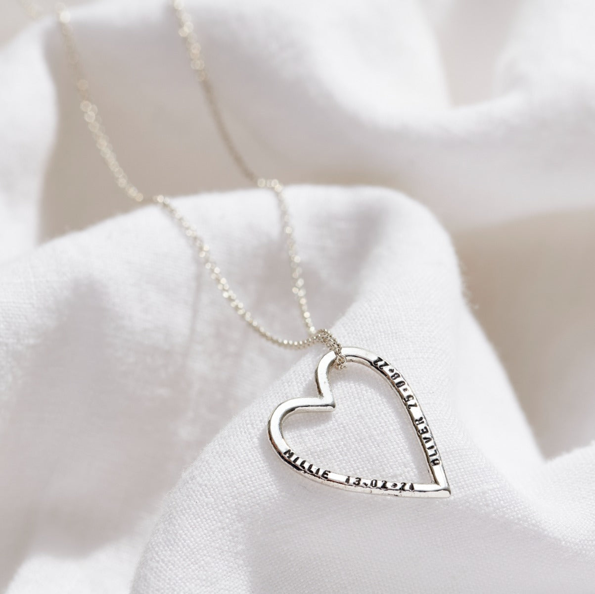 Personalised Heart Necklace