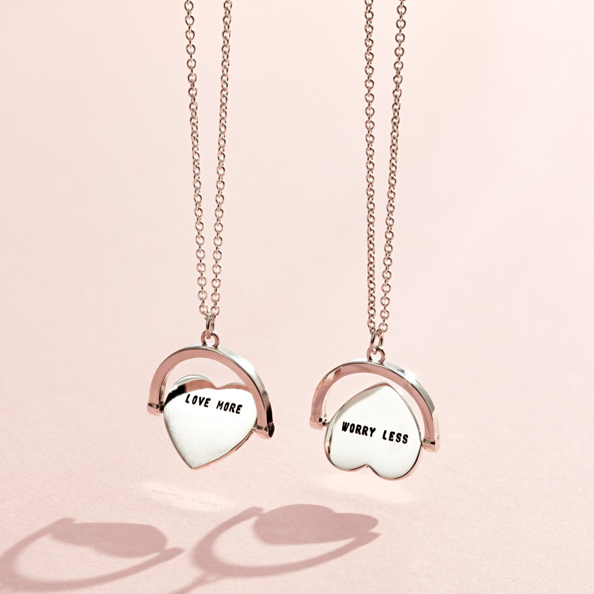 Personalised Heart Spinner Necklace