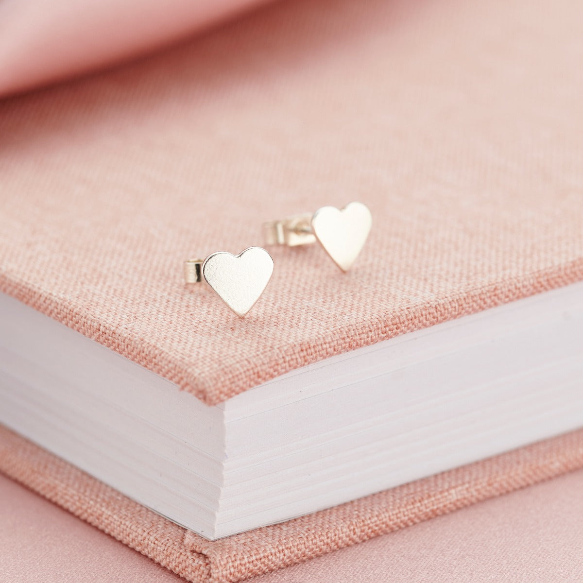 Personalised Mini Heart Stud Earrings