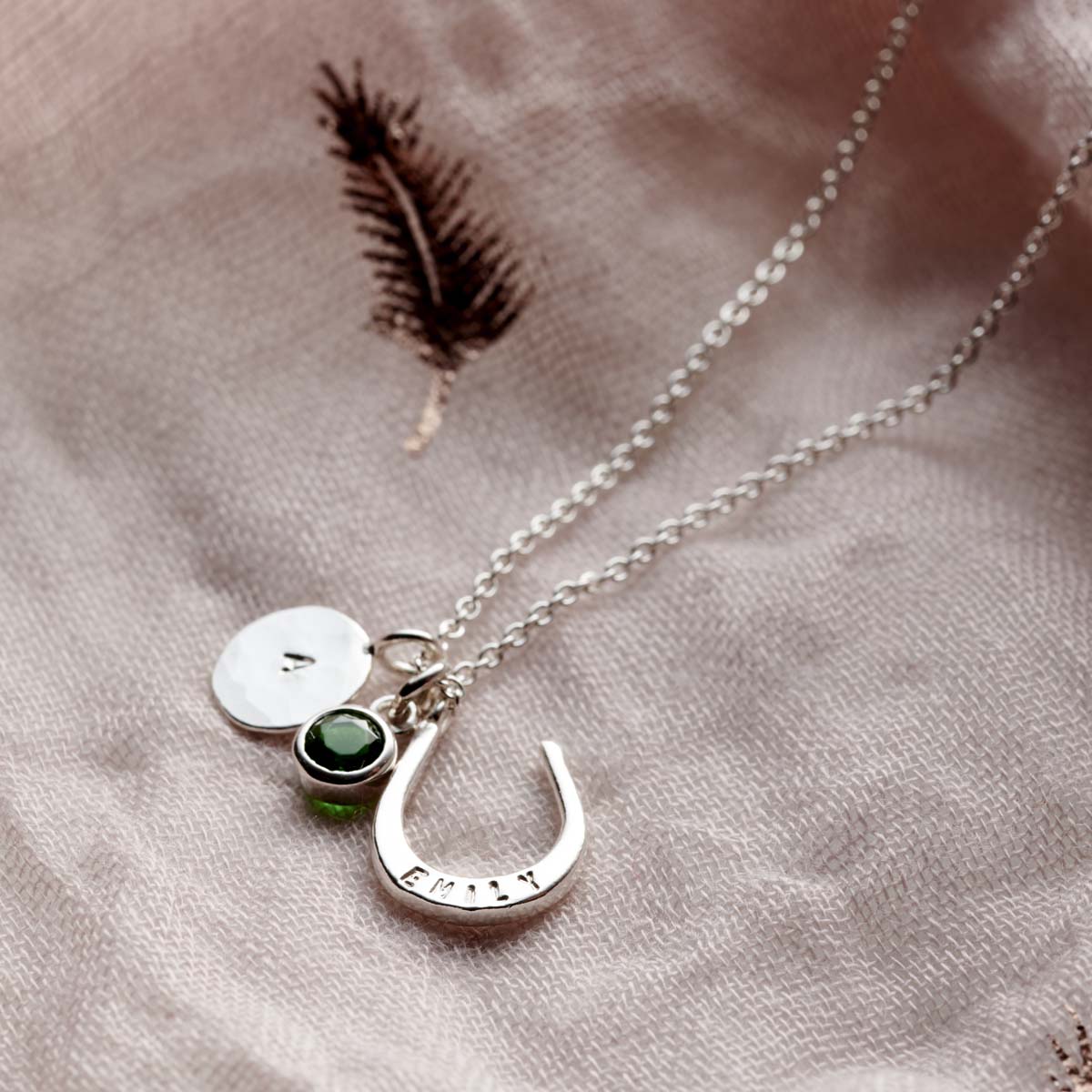 Horseshoe Personalised Charm Necklace