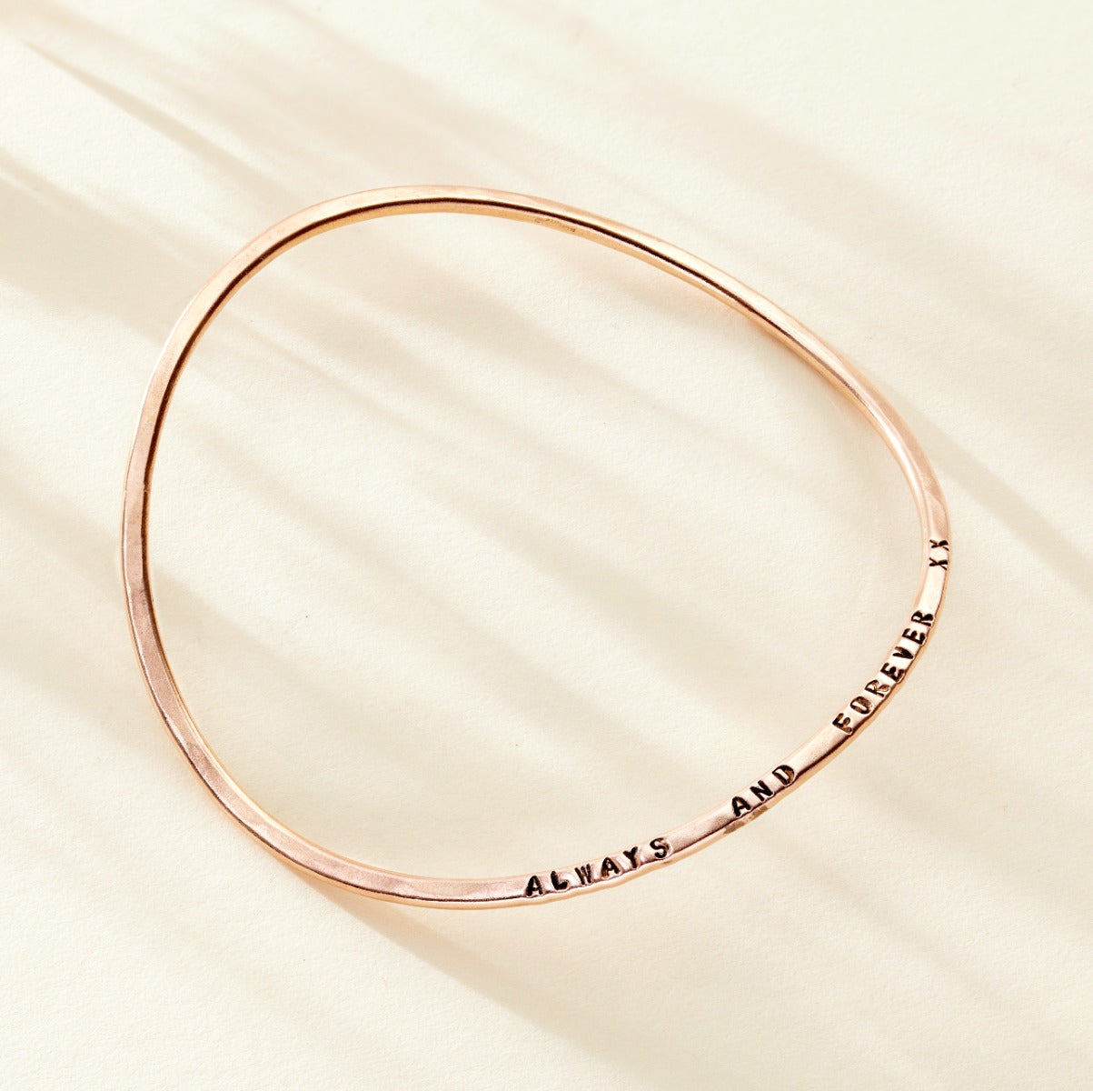 Personalised Infinity Bangle