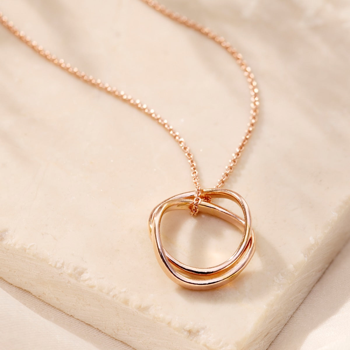 Infinity Hoop Necklace