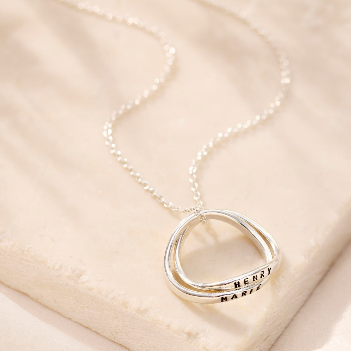 Infinity Hoop Necklace