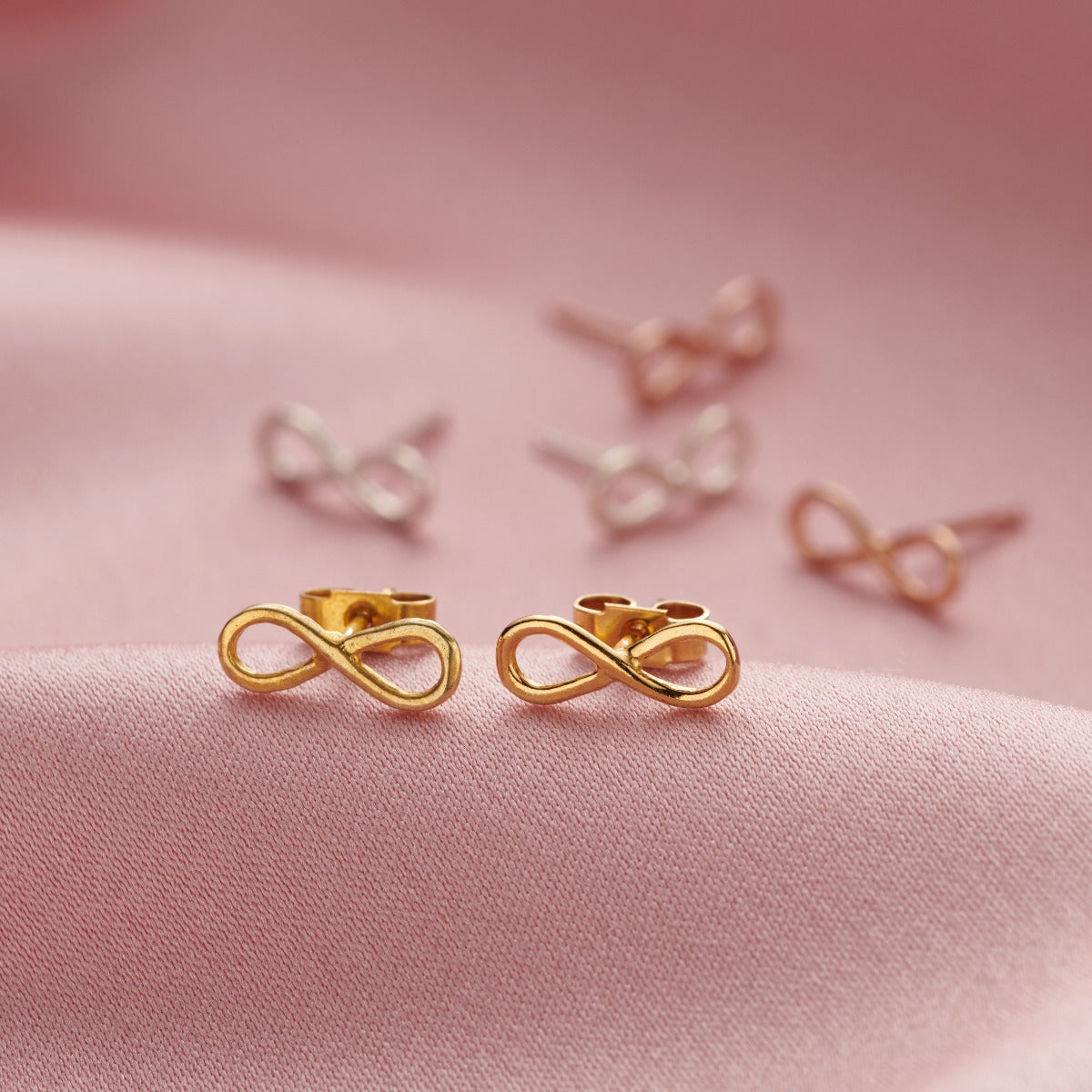 Infinity Stud Earrings