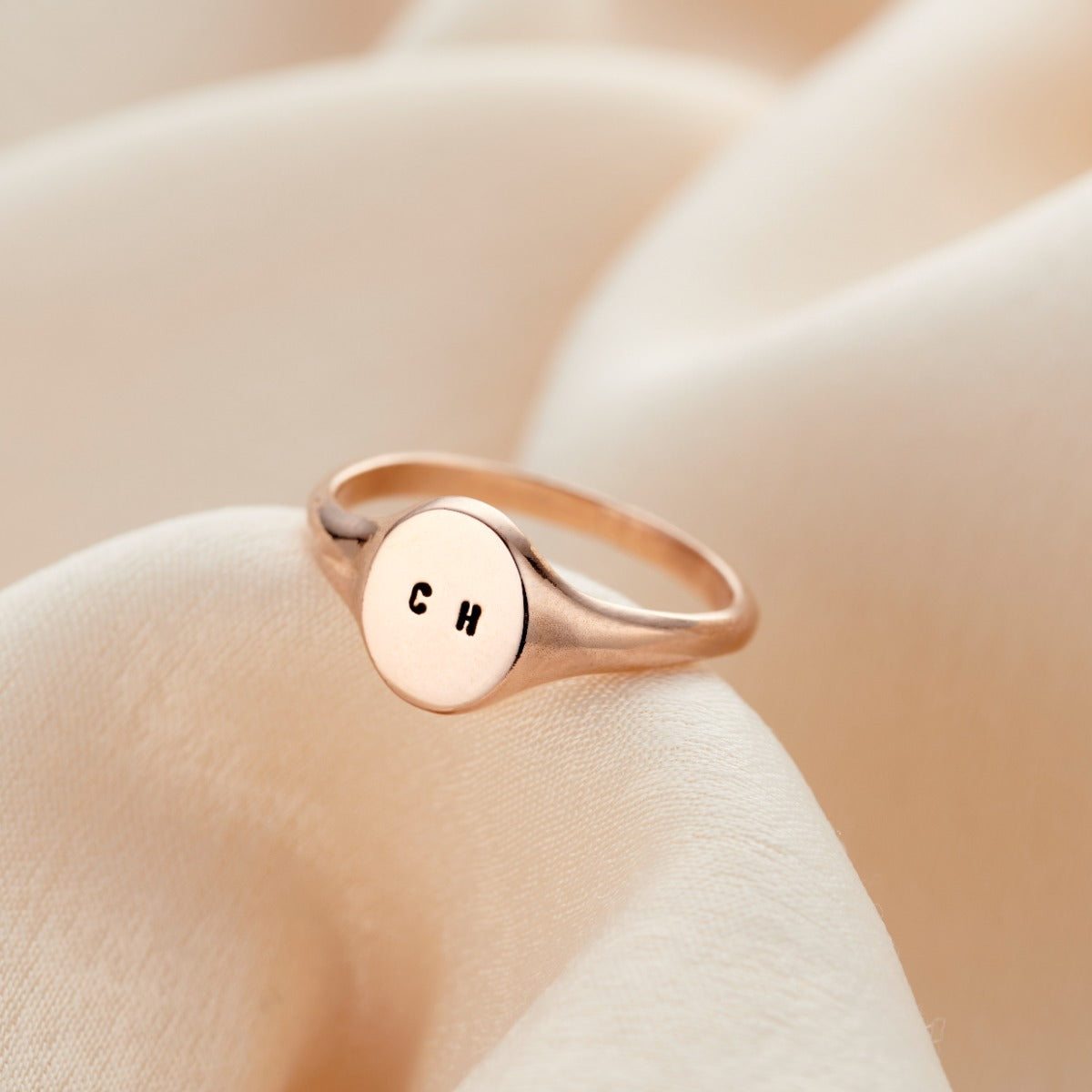 Personalised Initials Signet Ring