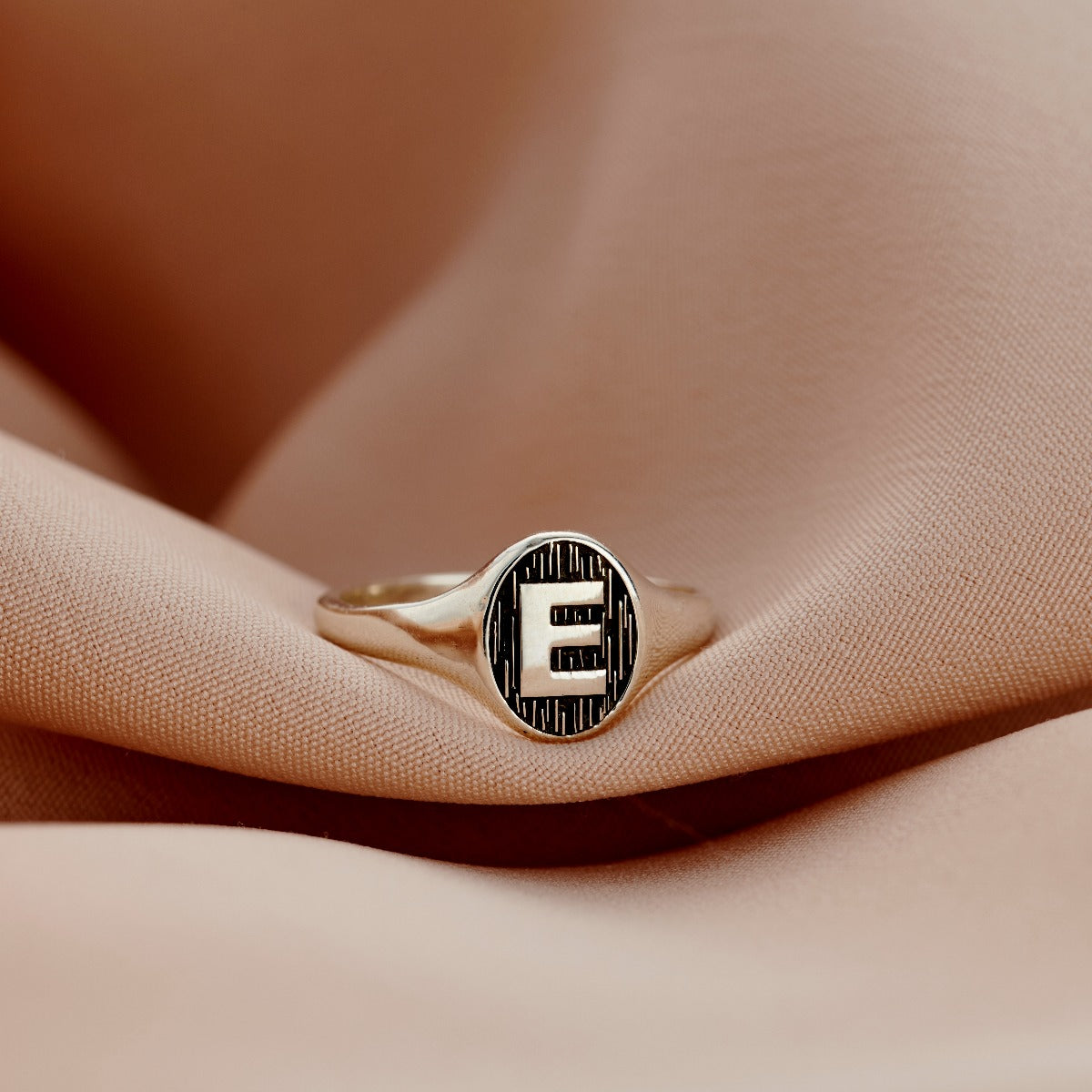 Initial Letter Signet Ring