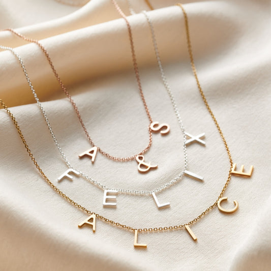 Letter Station Necklace