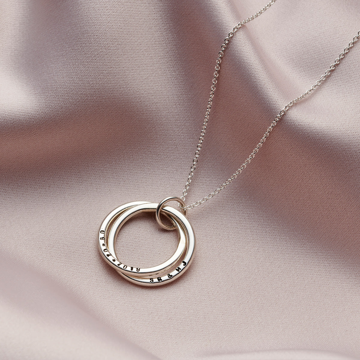 Personalised Interlinking Names Necklace