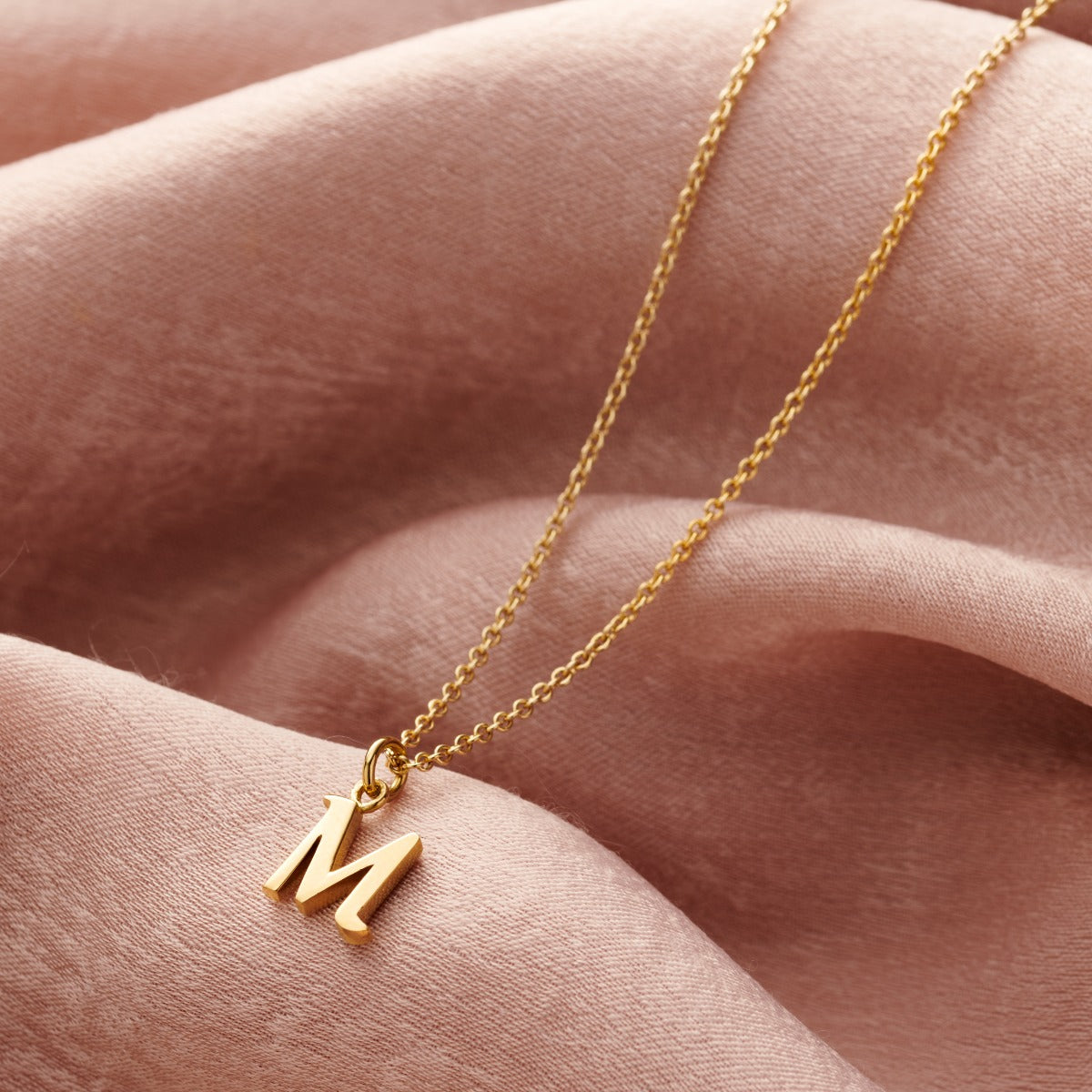 Italic Initial Necklace