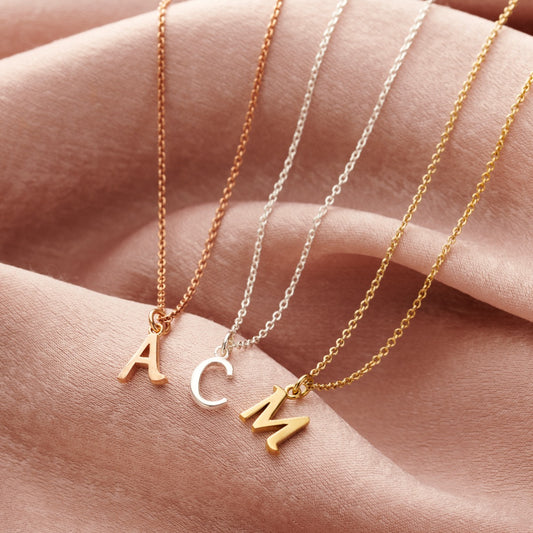 Italic Initial Necklace