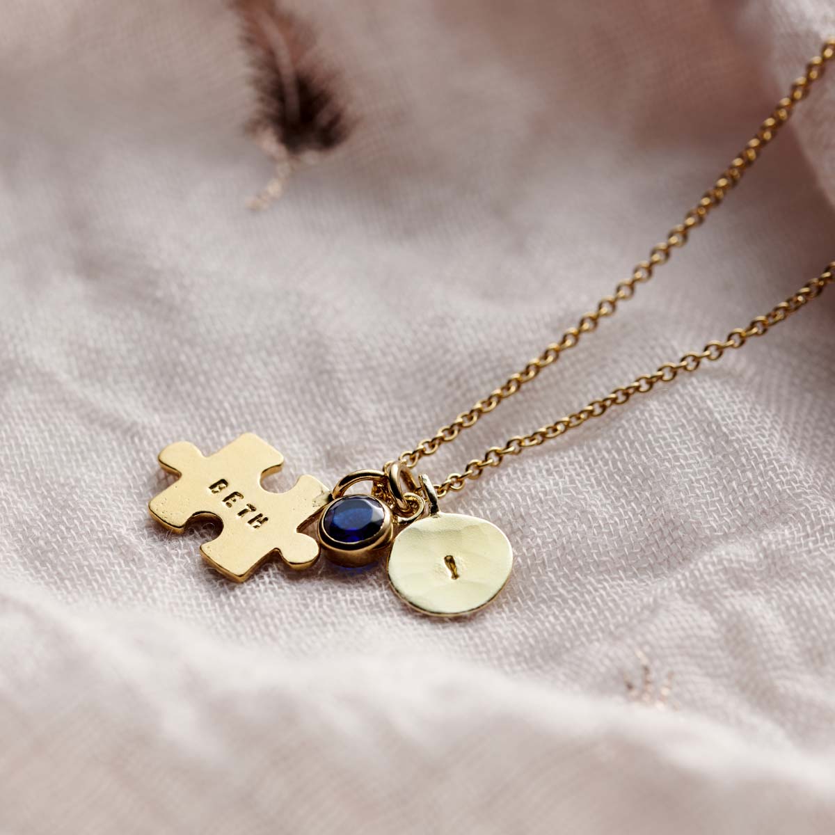 Jigsaw Personalised Charm Necklace