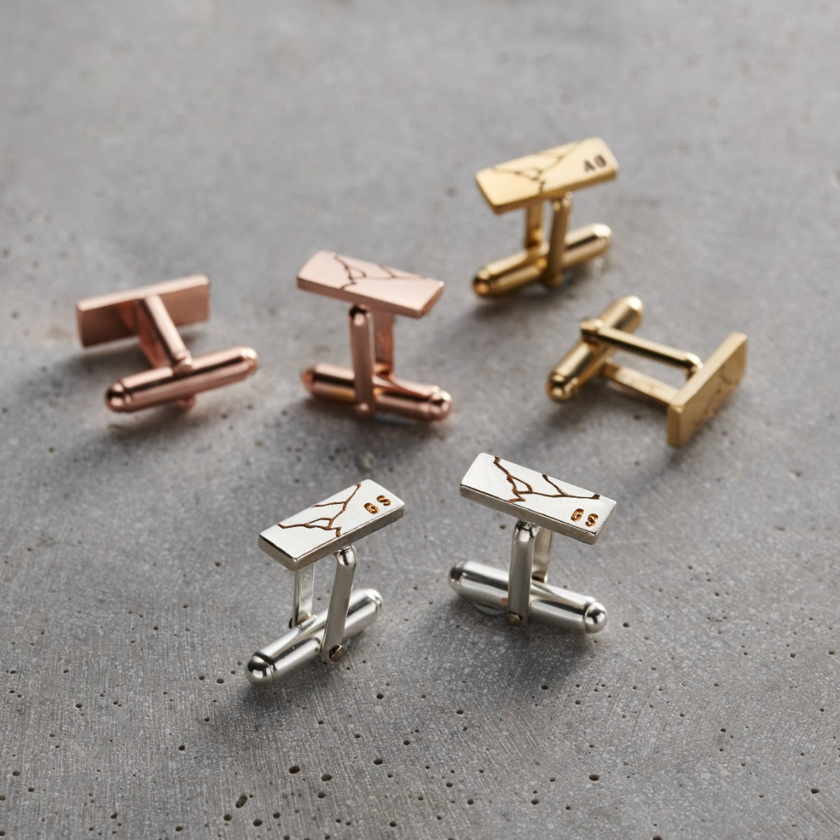 Personalised Kintsugi Cufflinks