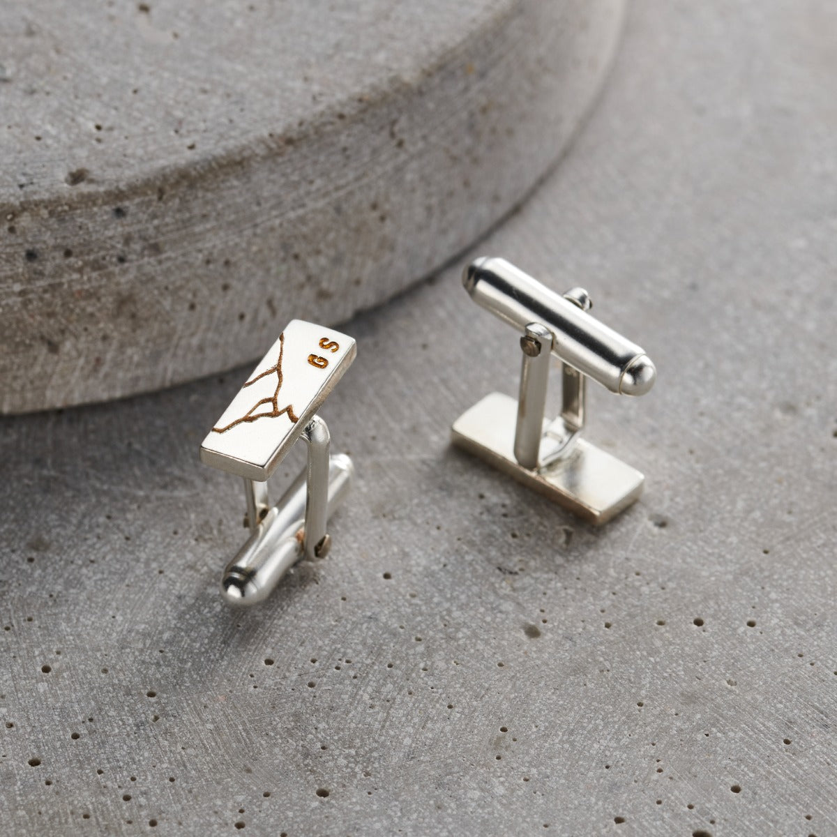 Personalised Kintsugi Cufflinks