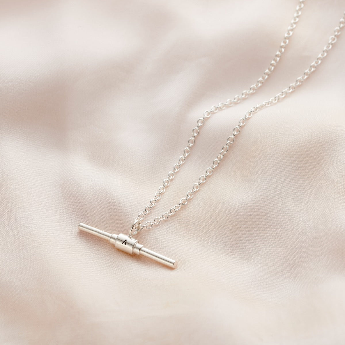 Personalised Albert T Bar Necklace