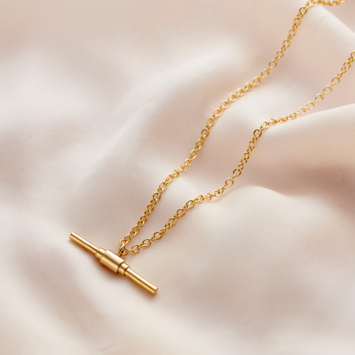 Personalised Albert T Bar Necklace