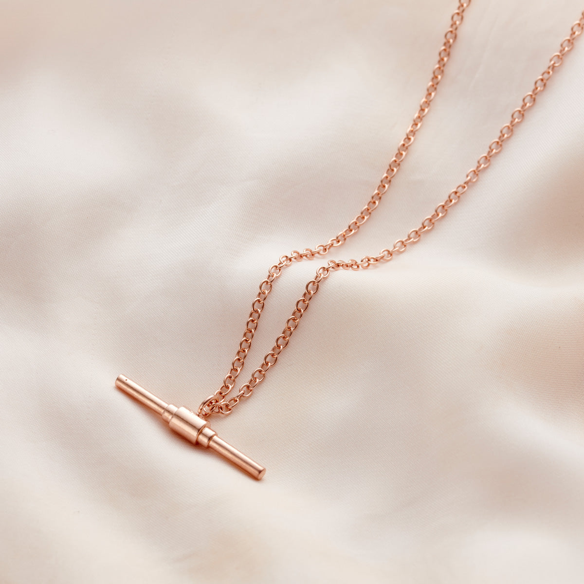 Personalised Albert T Bar Necklace