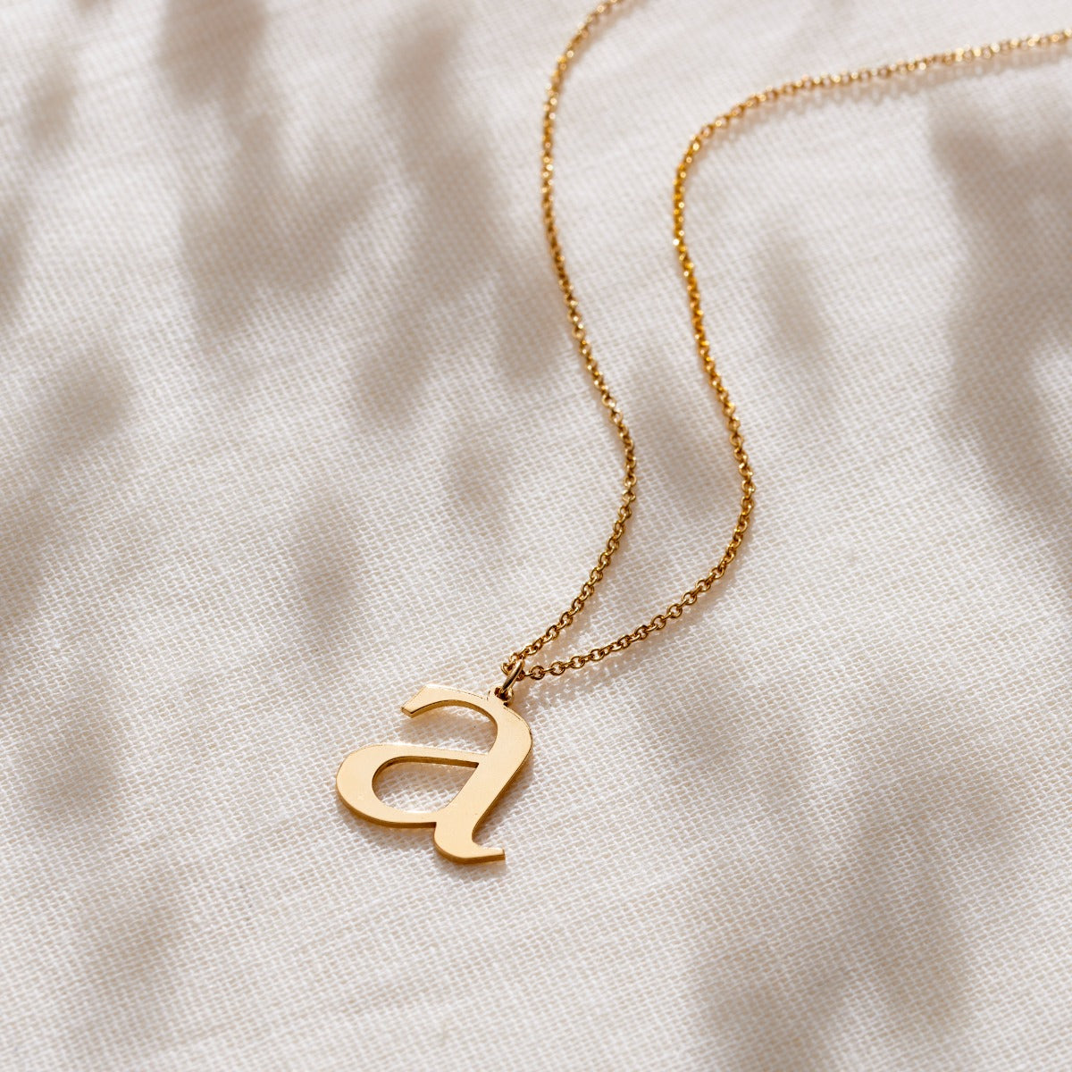 Large Letter Initial Necklace