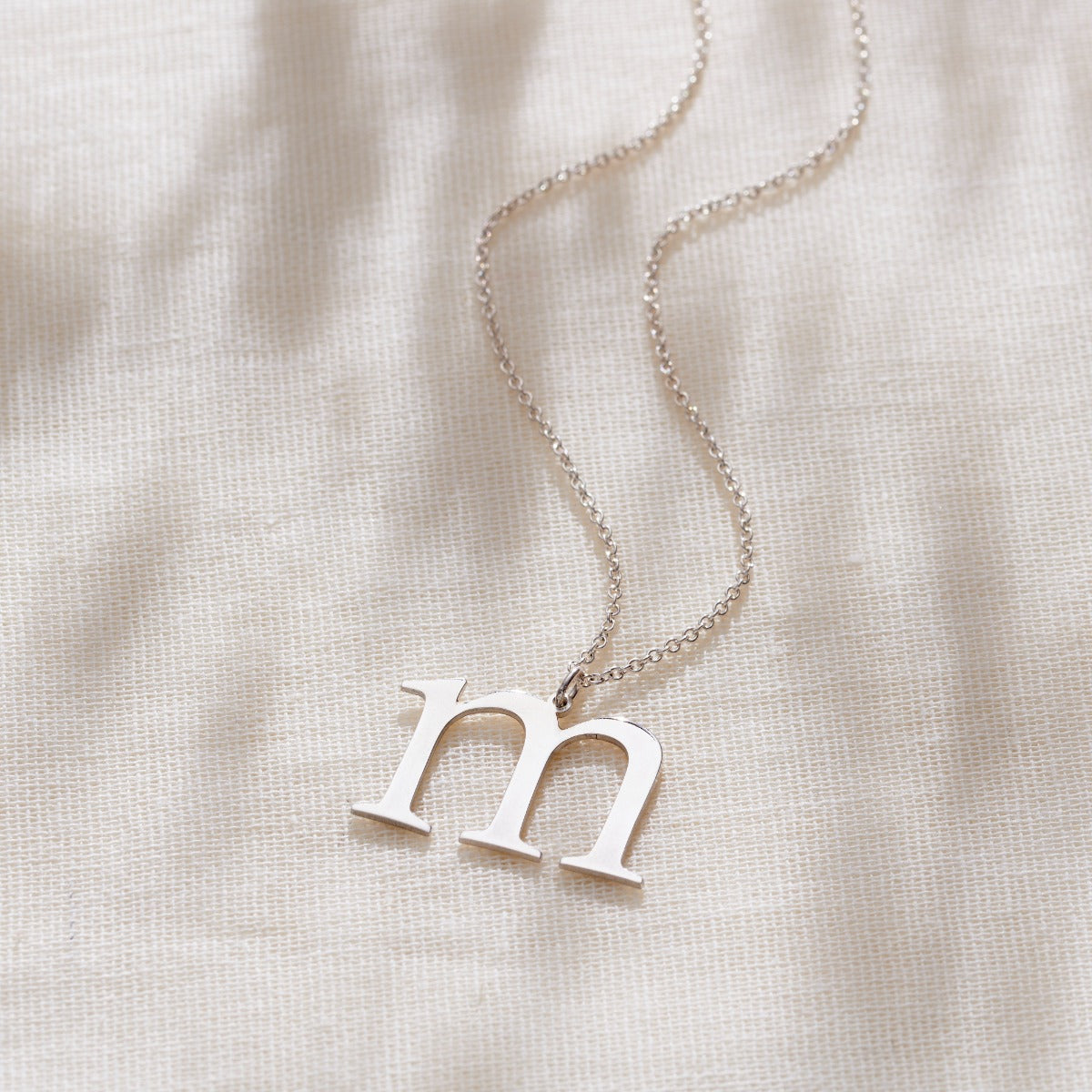 Large Letter Initial Necklace