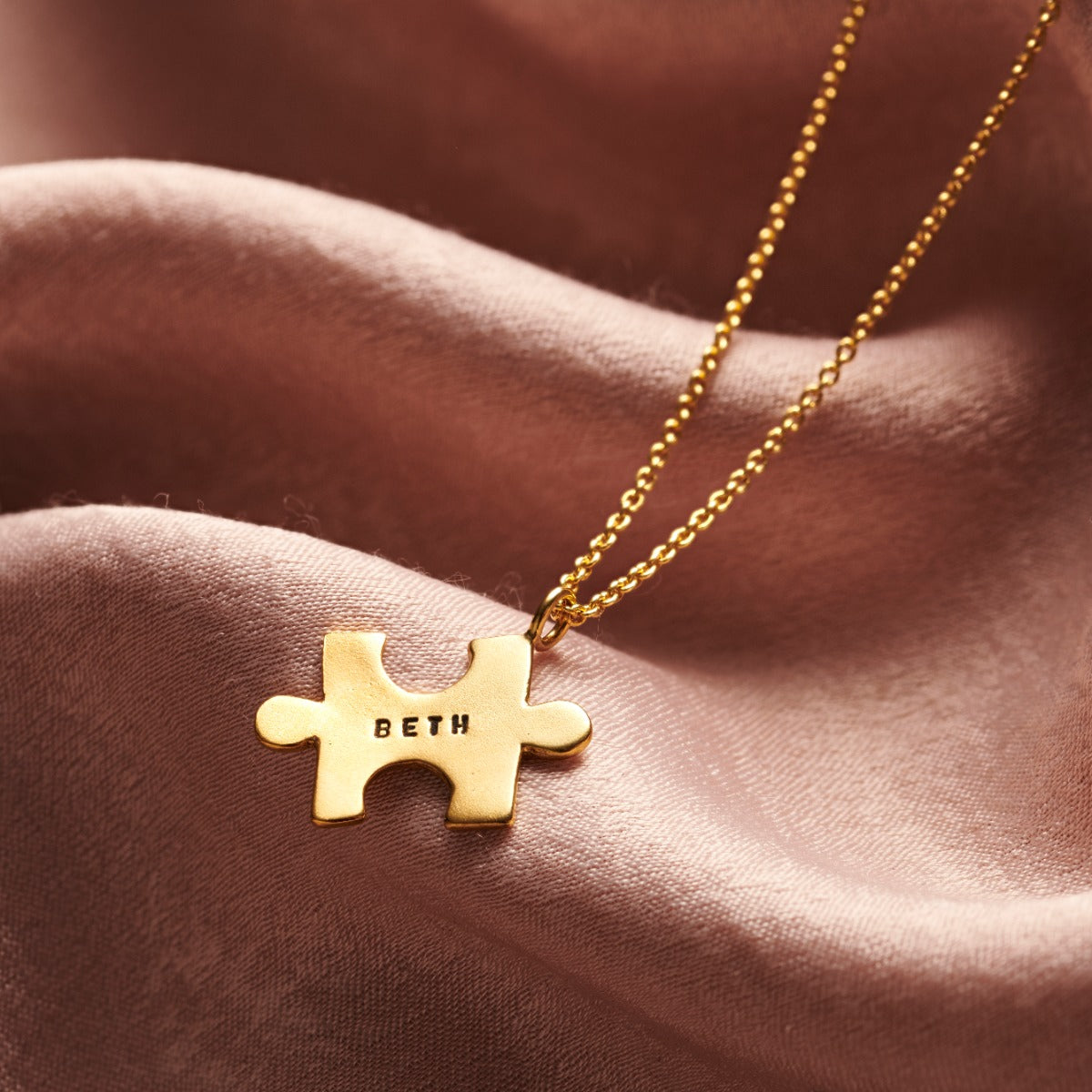 Personalised Jigsaw Necklace