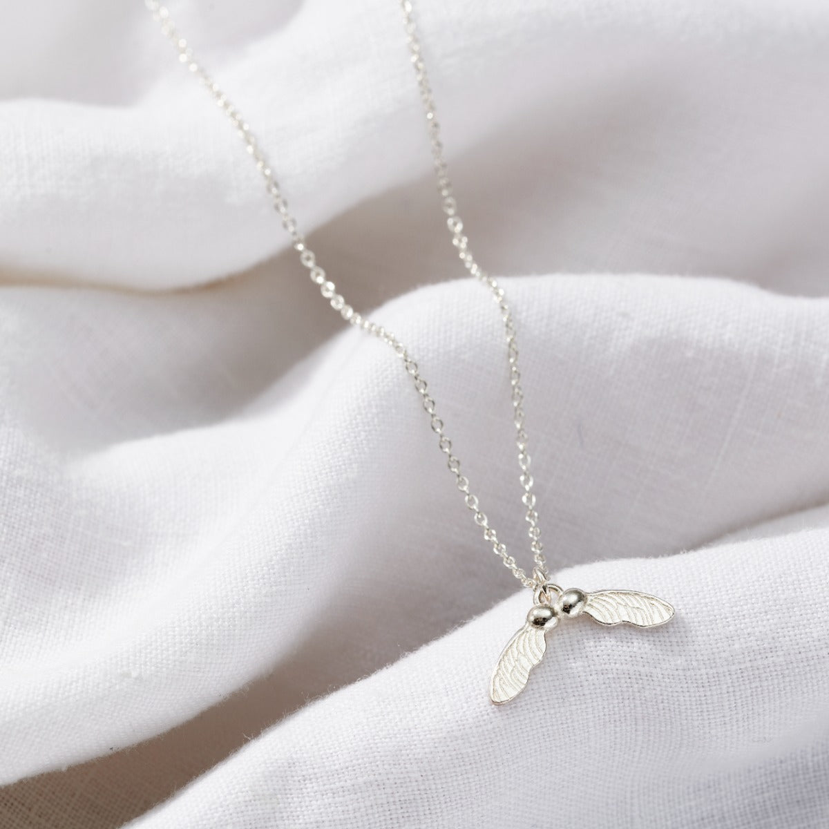 Sycamore Seeds Charms Necklace