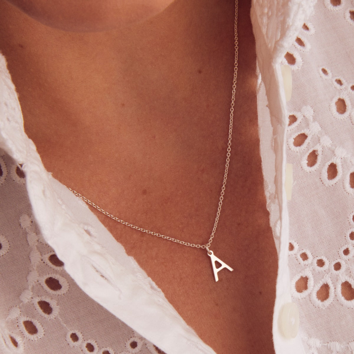 Letter Initial Necklace